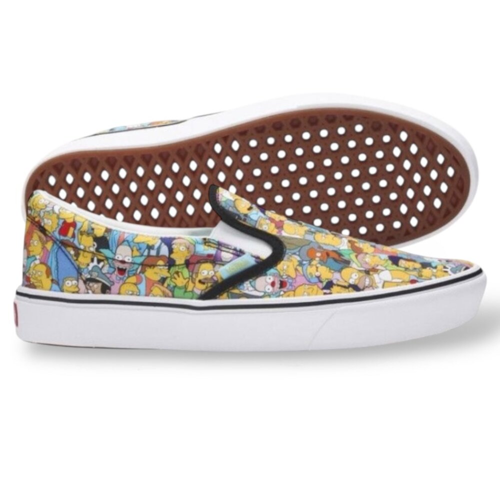Vans Comfycush Slip-On 'The Simpsons' Mens Lifestyle Shoes NEW
